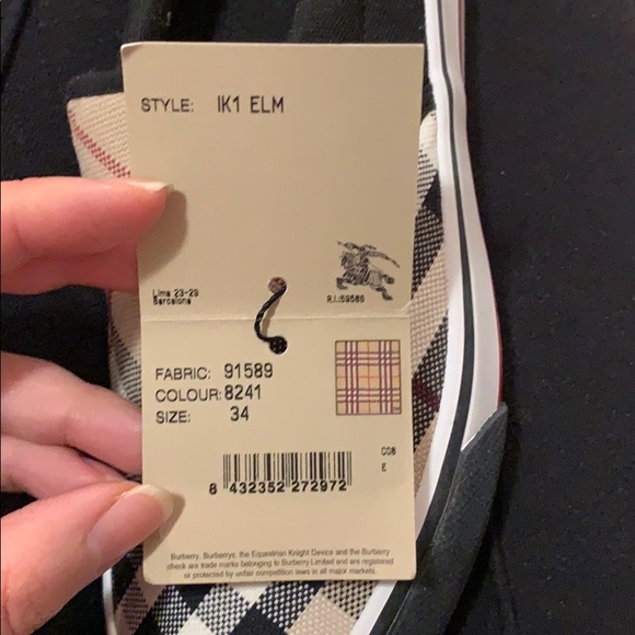 Burberry Vintage Check Cotton Slip-on Sneakers - Picture 9 of 12